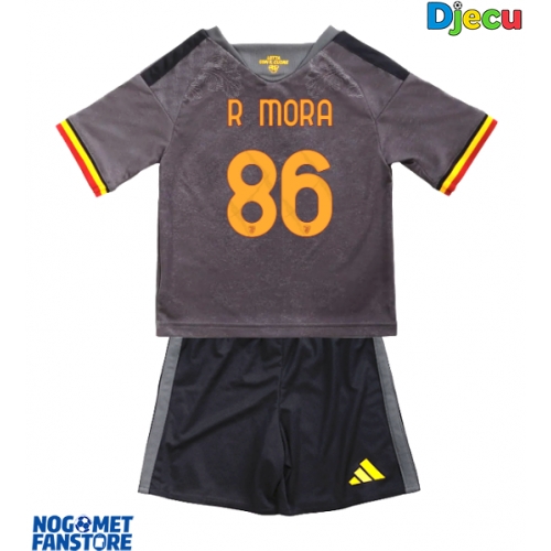 AS Roma Rodrigo Mora #86 Rezervni Dres za djecu 2026-27 Kratak Rukav (+ Kratke hlače)